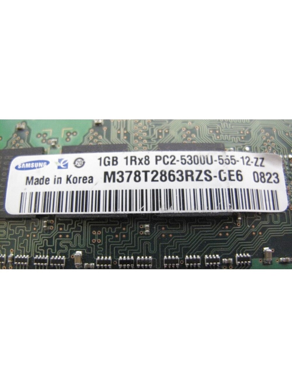 M378T2863RZS-CE6 SAMSUNG 1GB DDR2 667MHZ PC2-5300 240PINS CL5 NO